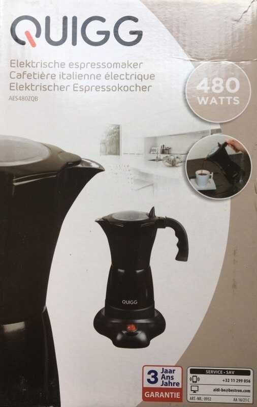 Гейзерная кофеварка AES480
Espresso maker electric