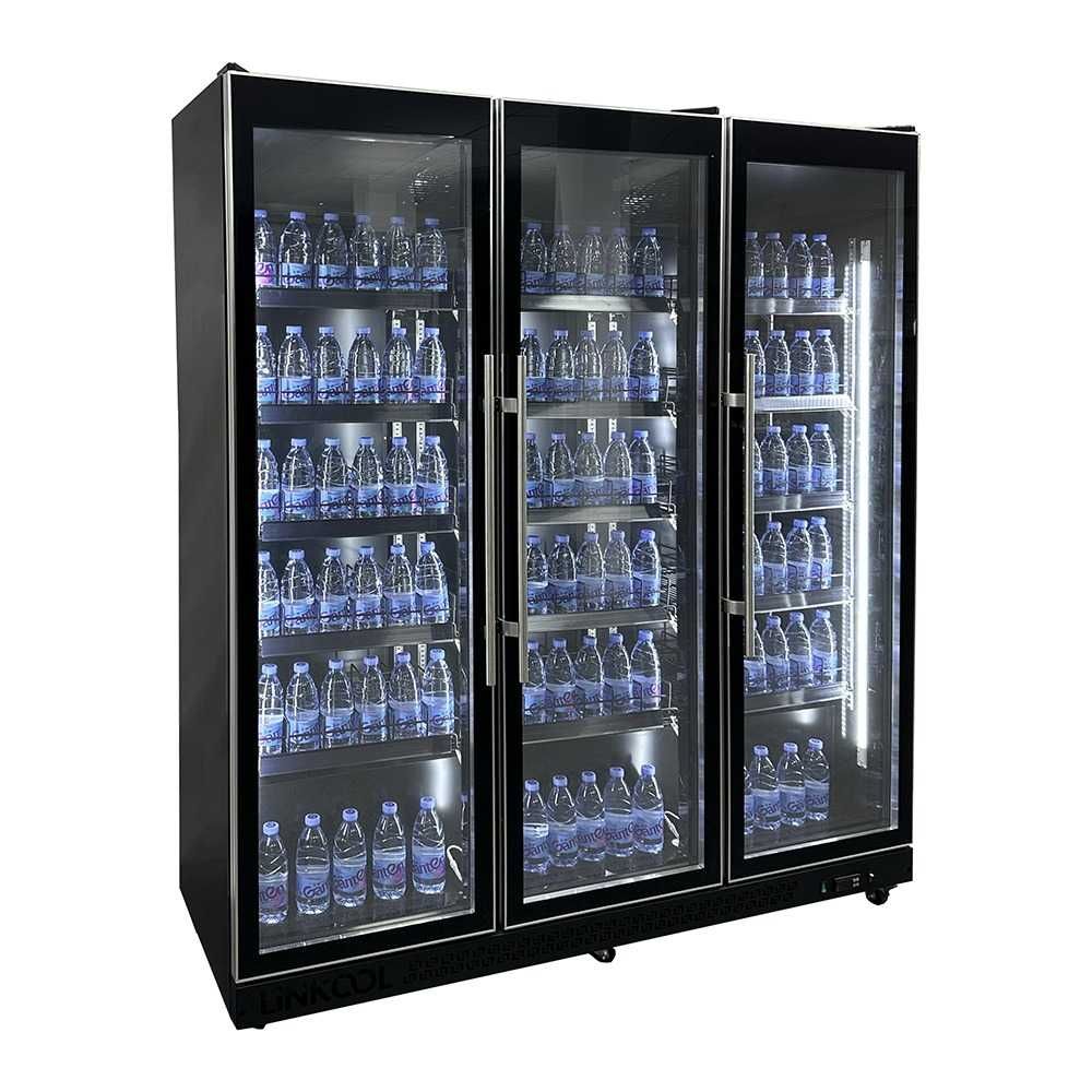 NOWA Szafa chłodnicza trzydrzwiowa / witryna na napoje 1200 l / 173 cm