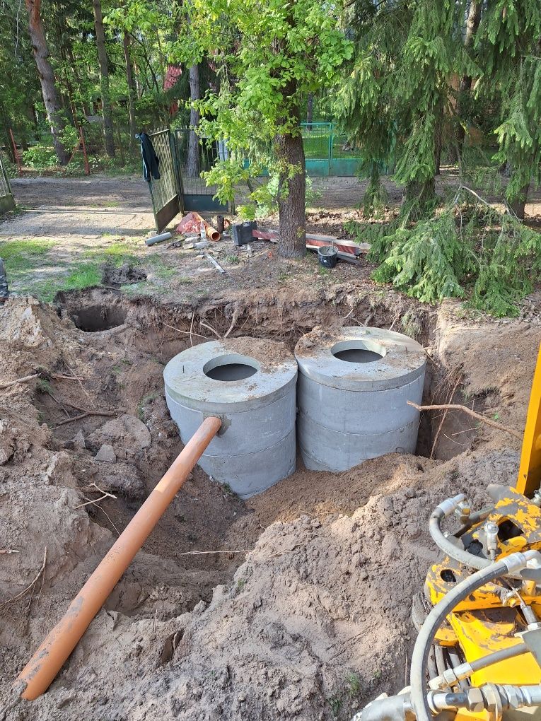 Przecisk przewiert kret pod drogą wodociąg kanalizacja przyłącze