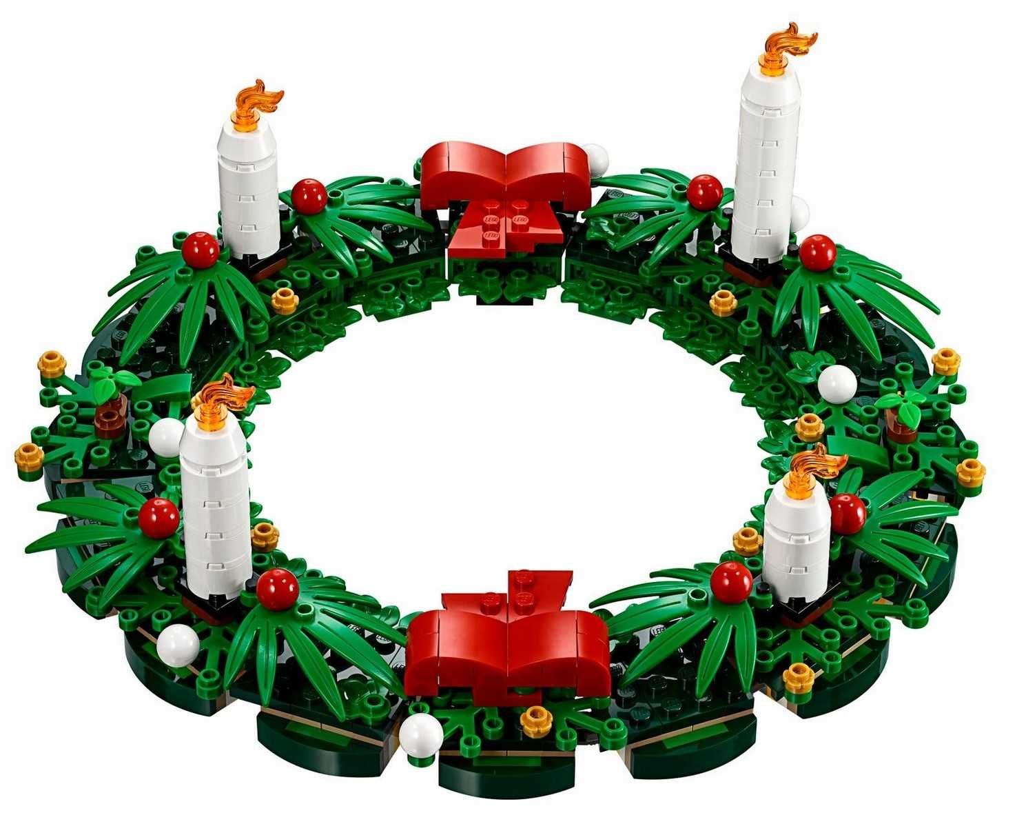 NOWE klocki Klocki Lego Bożonarodzeniowy wieniec 2w1 40426