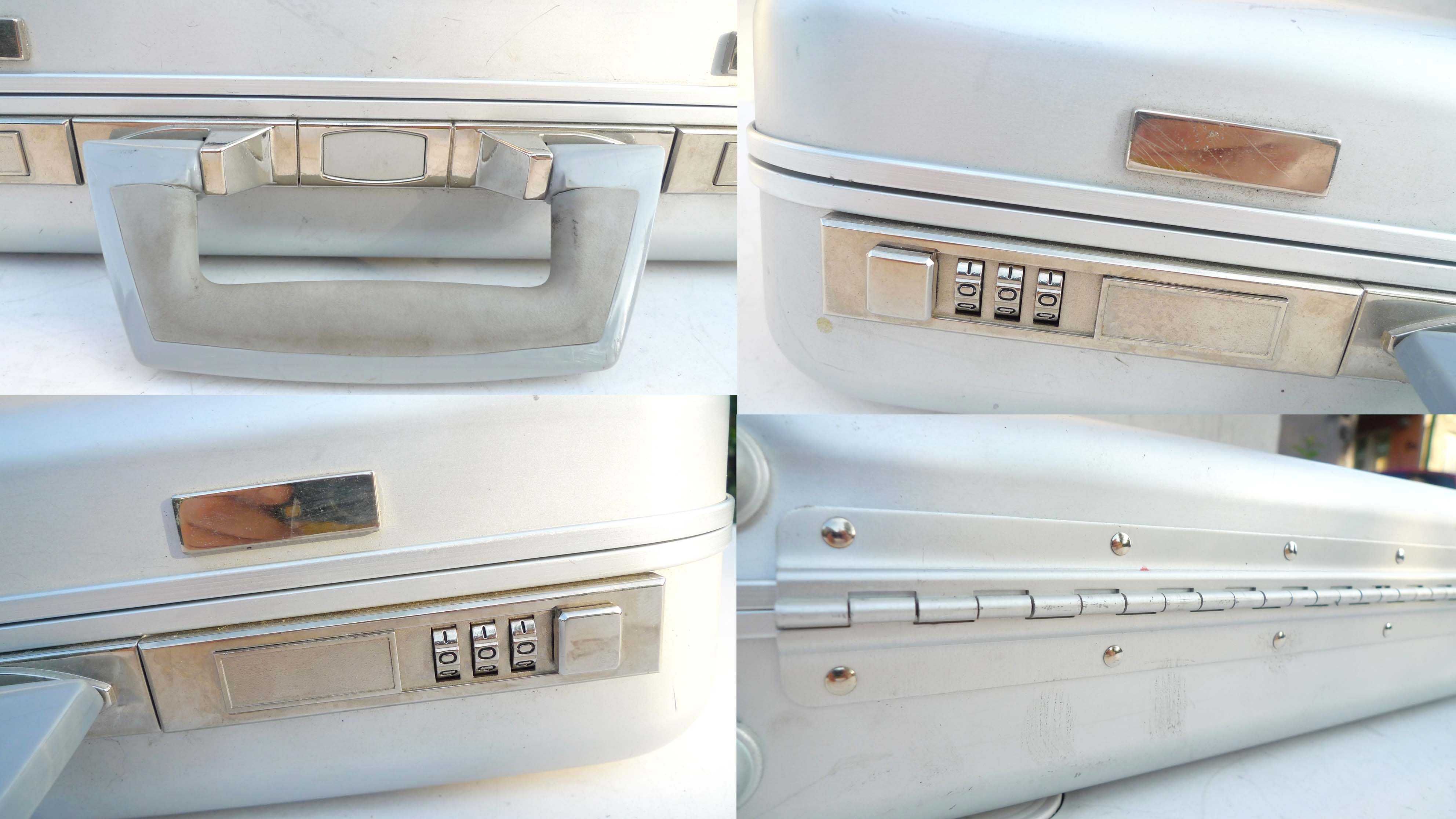 Walizka z aluminium 46x35x12cm neseser teczka aktówka case etui