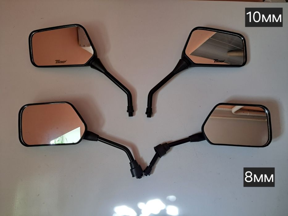 Мото зеркала 10мм 8мм Цена за пару.