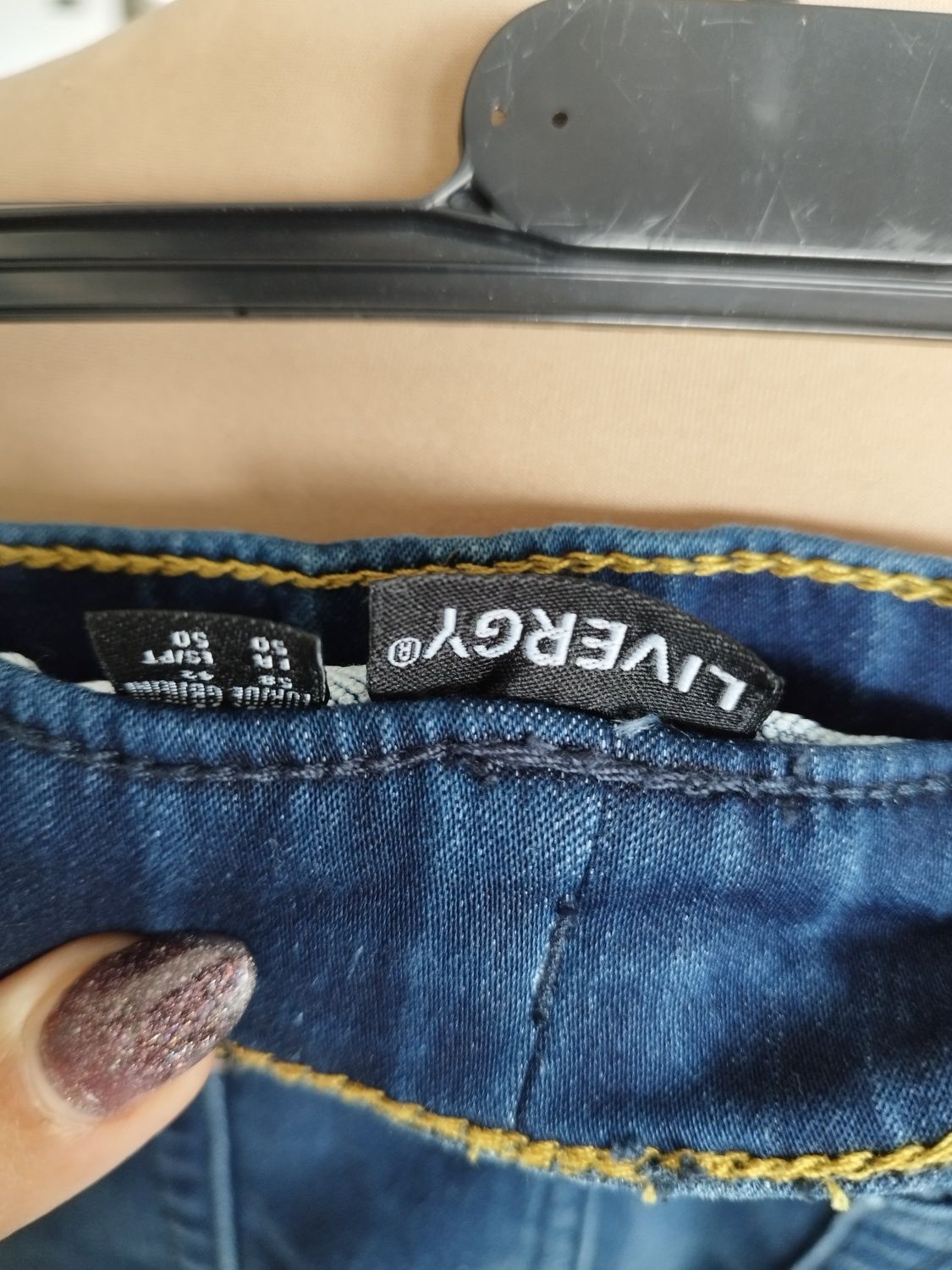 R.XXL nowe spodenki męskie miękki jeans