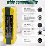 Bateria akumulator do iRobot Roomba 500, 600, 700, 800, 5000mAh Ni-MH