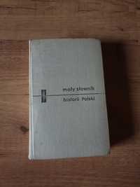 Książka "Mały słownik historii Polski" z 1967