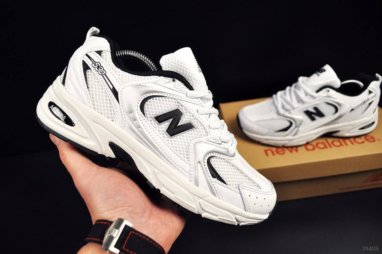 Женские кроссовки New Balance белые кроссовки