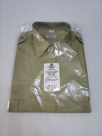 Koszulo-bluza oficerska z długim rękawem koloru khaki