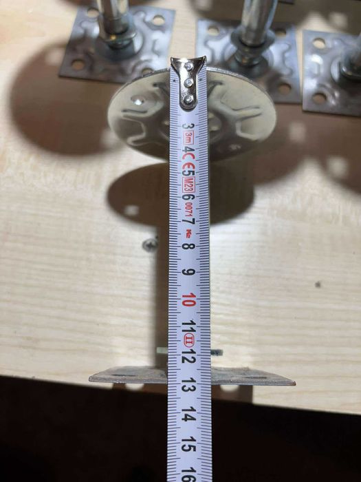 Stopa podłogowa podstawa słupa nóżka regulowana wspornik metalowy pode