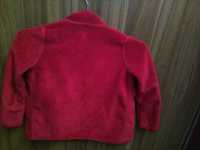 bluza  czerwona rozpinana dwustronna rozmiar 134