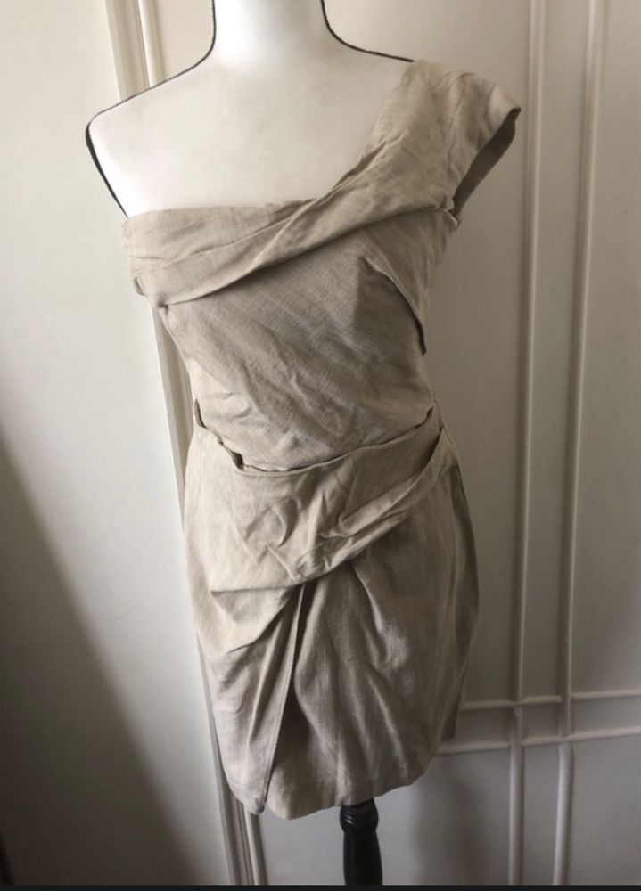Vestido Zara em linho
