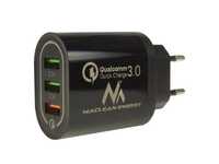 Ładowarka sieciowa uniwersalna Quick Charge 3x USB Maclean  MCE479 B