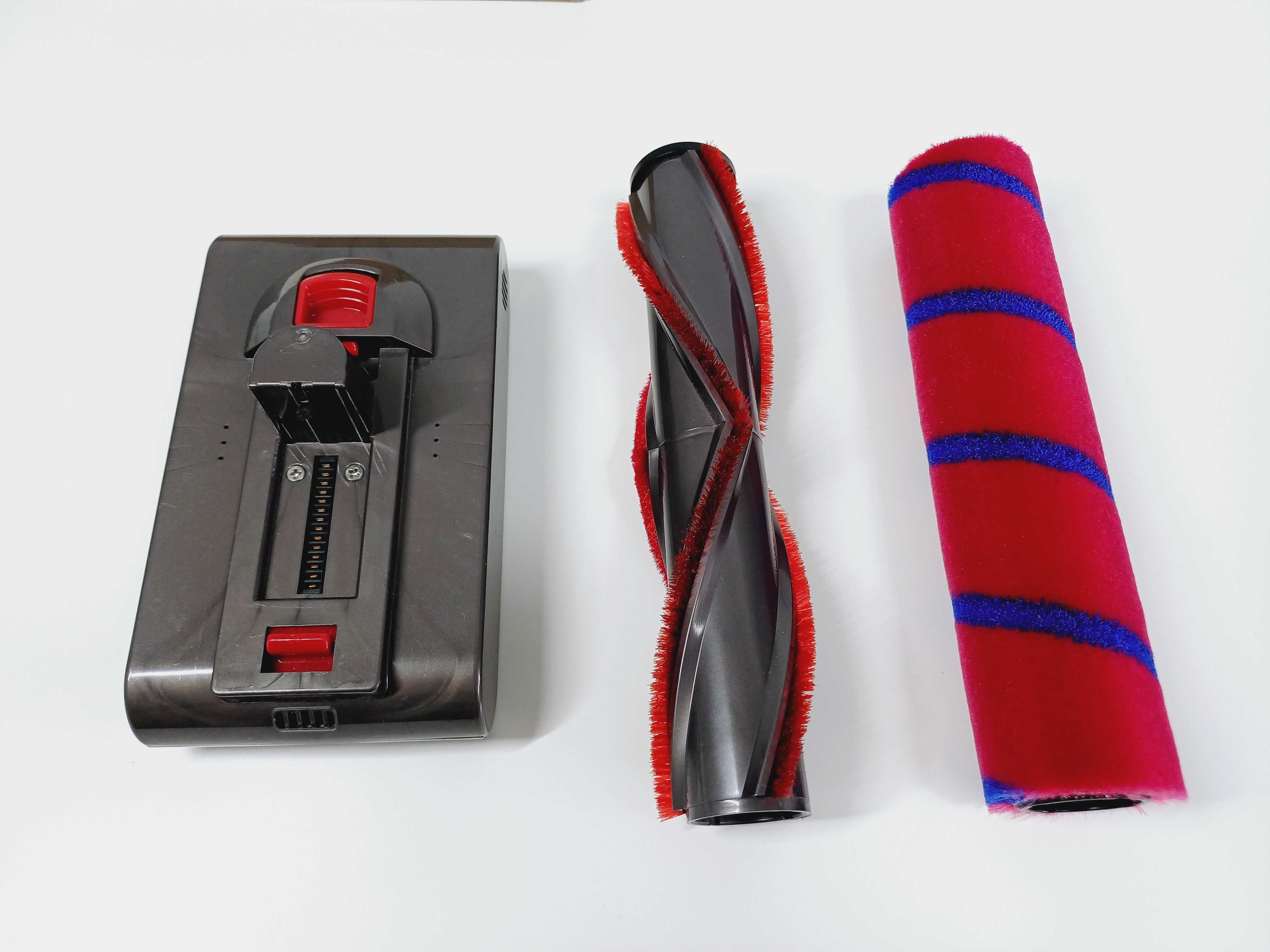 Zestaw bateria + 2 wałki wałek rolka do odkurzacza Redroad V17