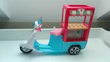 Barbie motor/skuter/ mobilny bufet