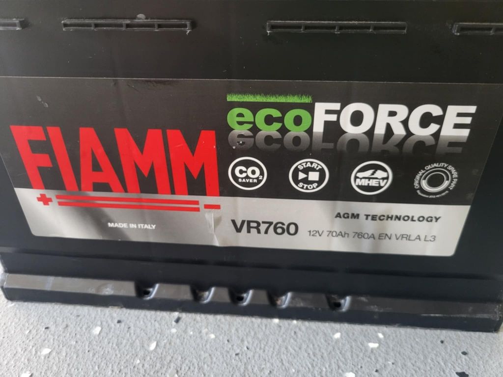 Akumulator Fiamm EcoForce 70Ah start/stop stan idealny