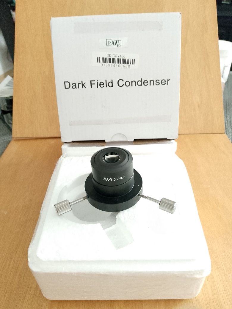 Suchy kondensor ciemne pole 37 mm mikroskop Zeiss Jena Biolam pzo