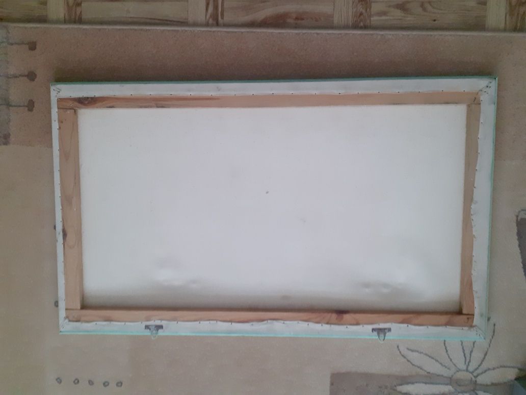 Obraz malowany na płótnie 104x60 cm.