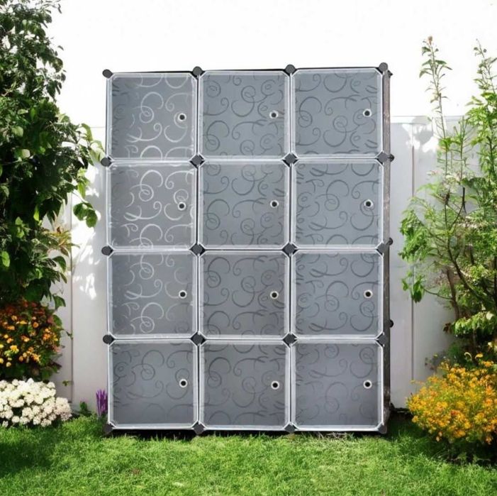 Модульна шафа розкладна з пластику компактний шкаф