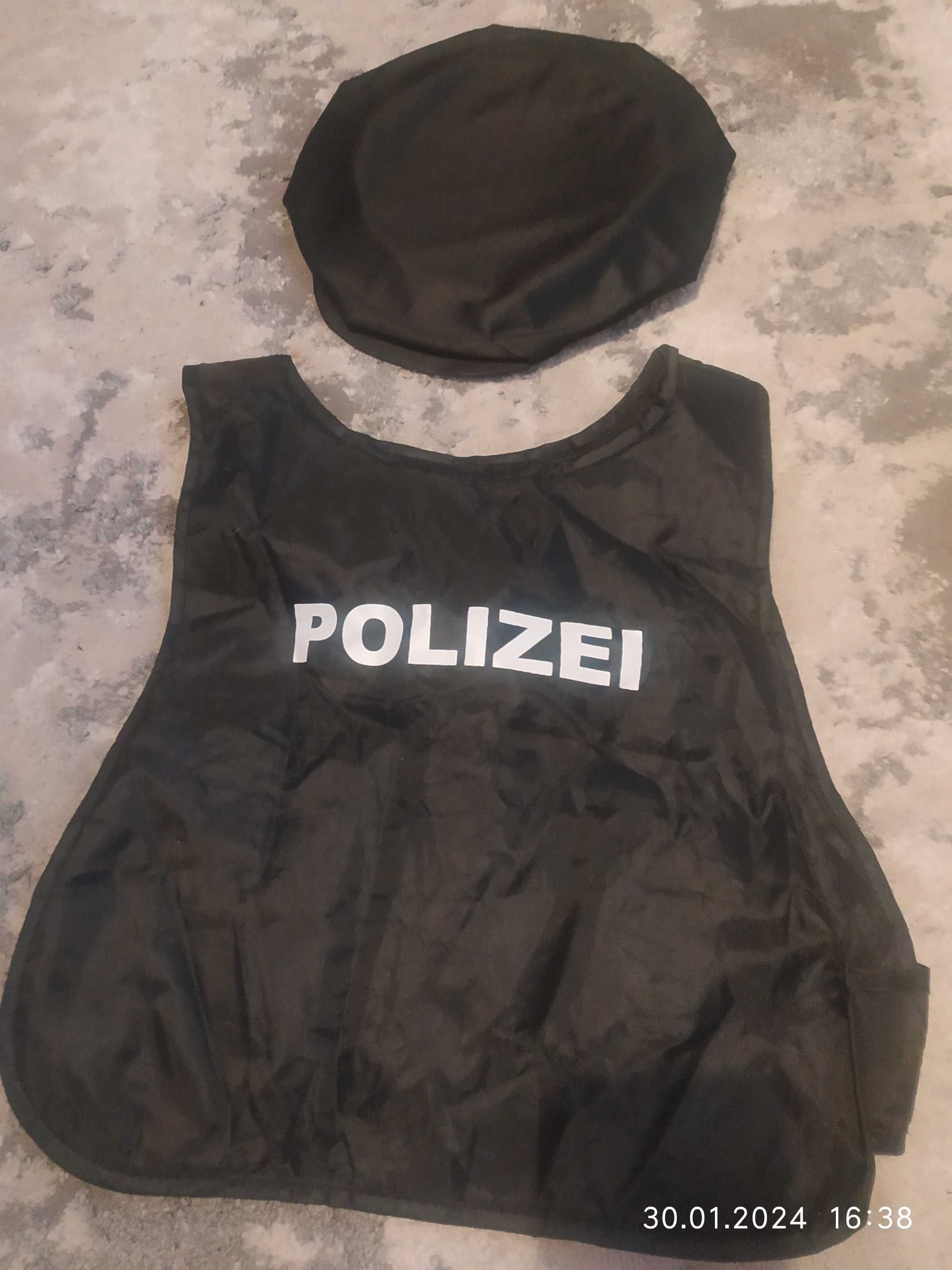 Policjant przebrane strój kostium balik 5/10 lat unisex