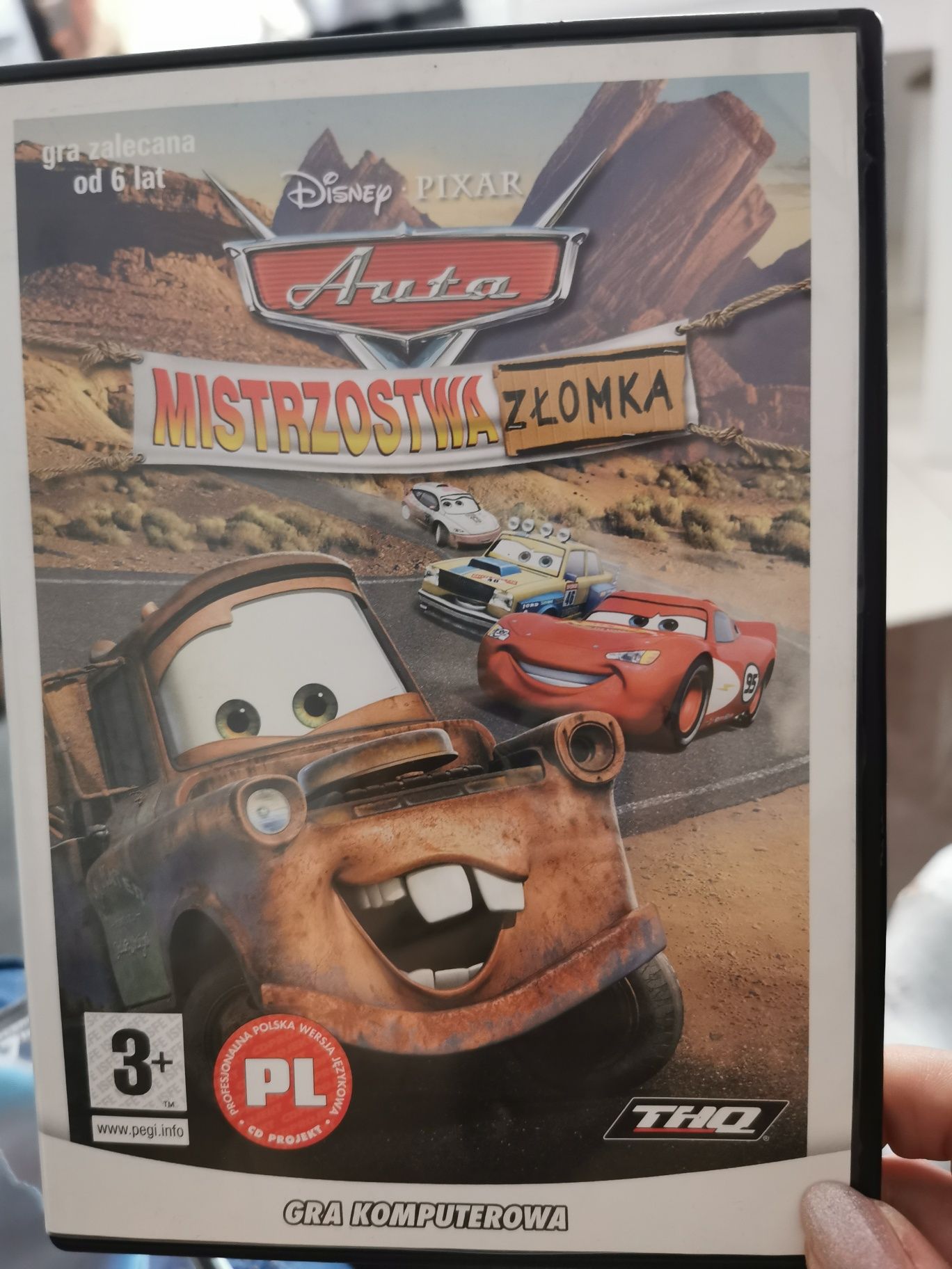 Gra komputerowa pc cd-rom mistrzostwa złomka auta disney