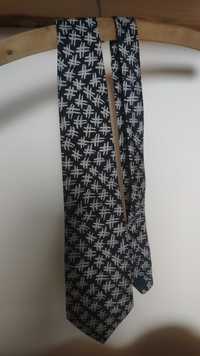 Krawat BACI DA SETA oryginalny czysty jedwab Made IN Italy, vintage
