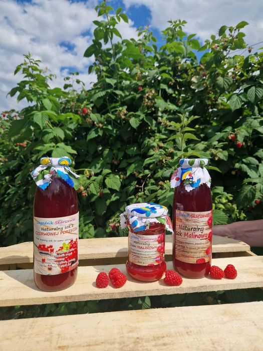 Sok malinowy 100% naturalny