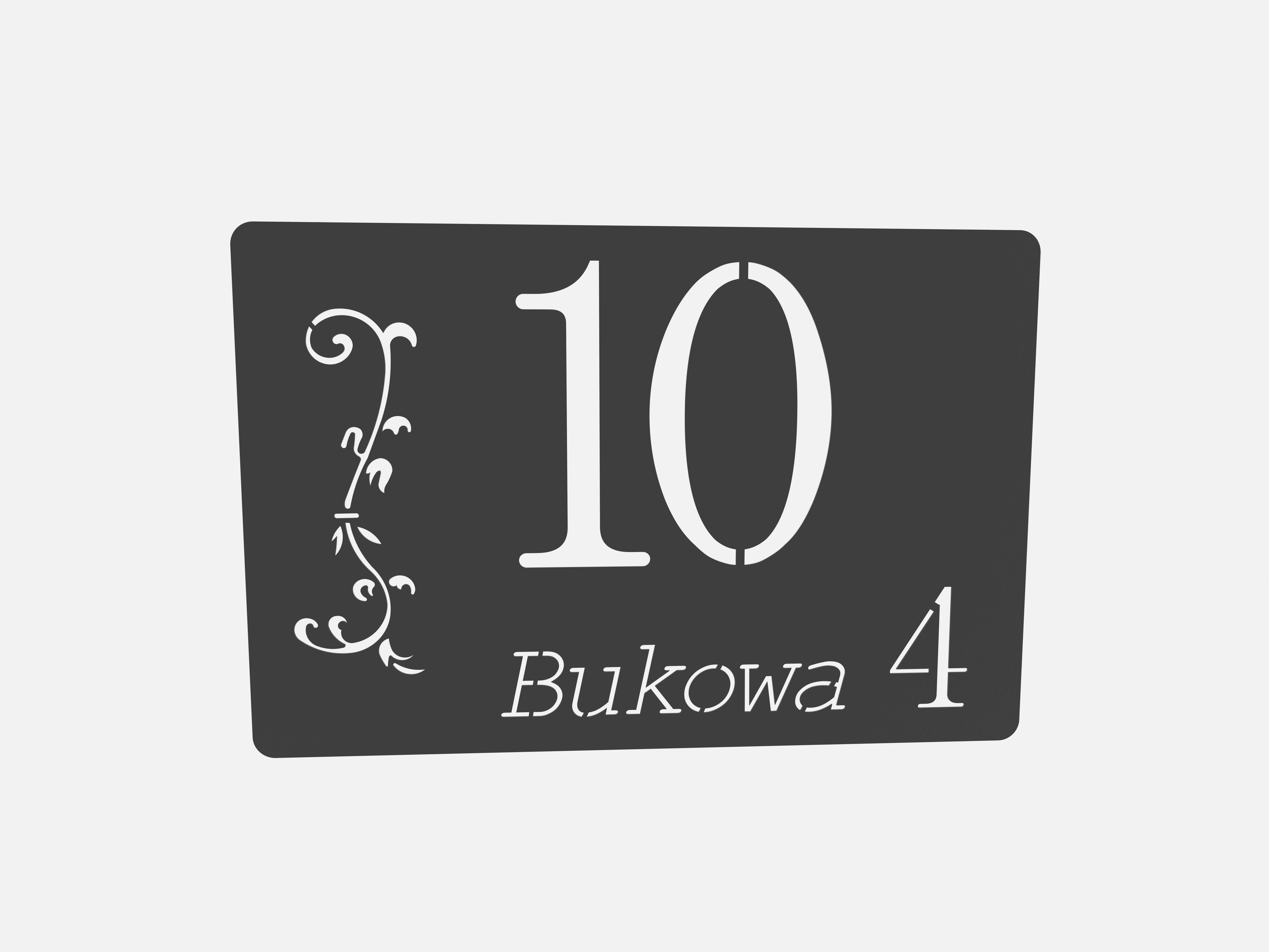 Tabliczka Na Drzwi Dom- Numer Adres Personalizacja