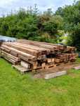 Bale drewniane z rozbiórki drewno 70 -letnie