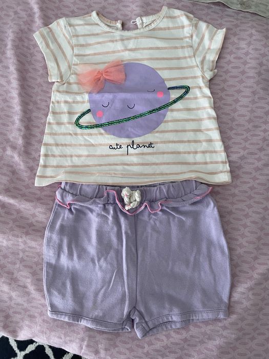 Lote bebe menina de verao 3-6 meses