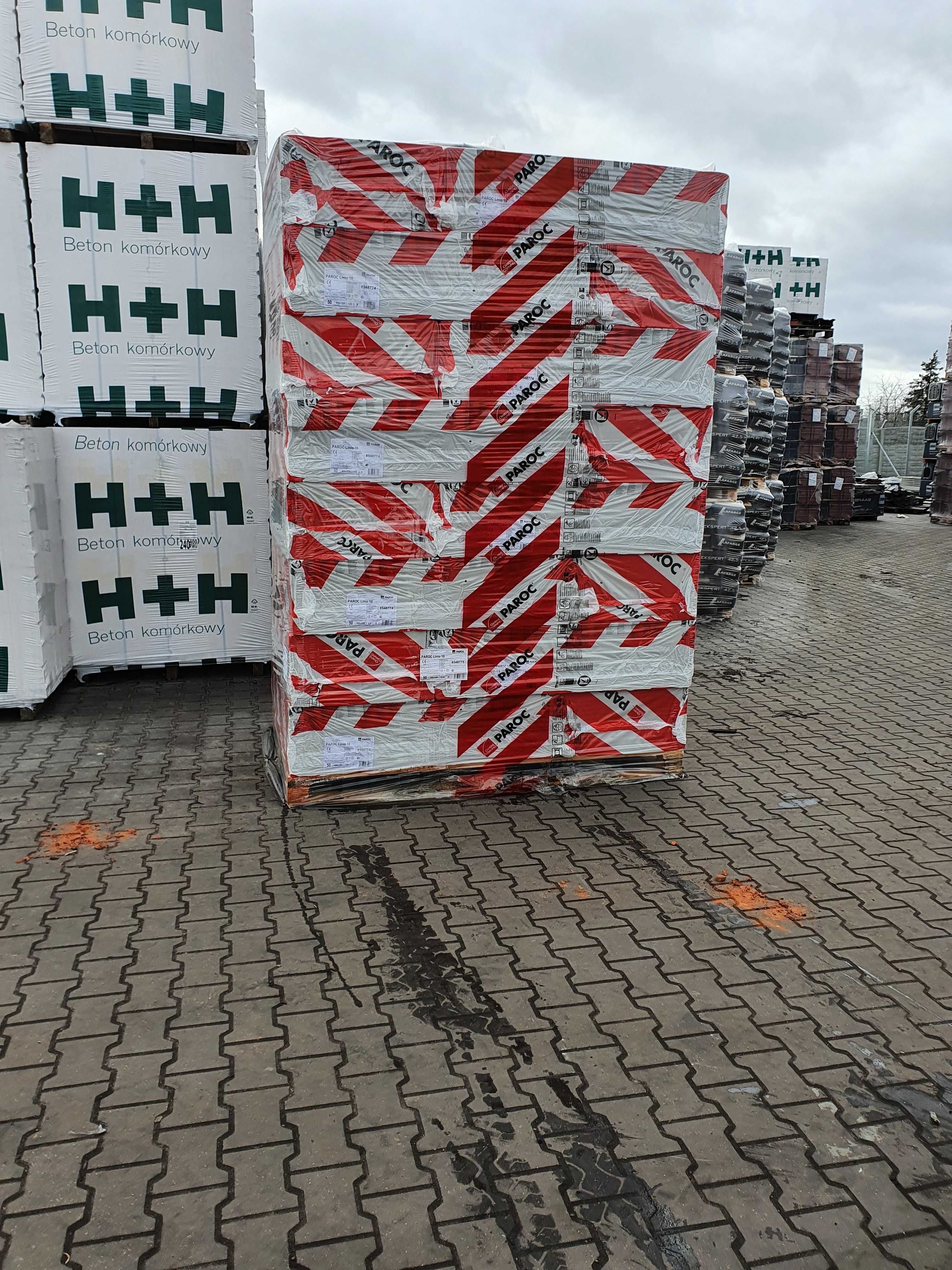 Wełna elewacyjna fasadowa Paroc Linio 10 grubość od 5cm-25cm