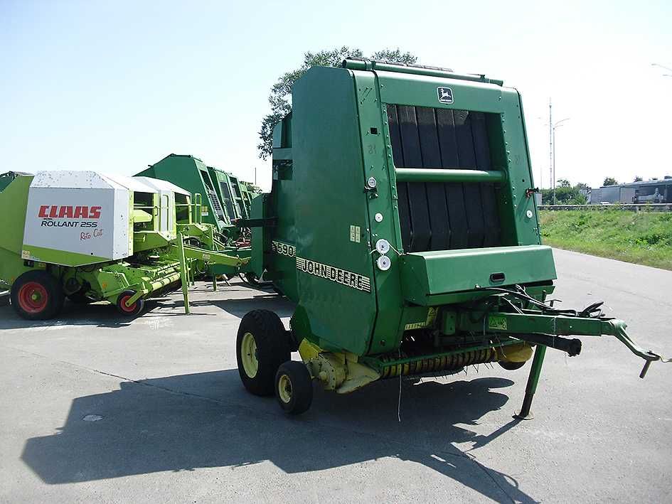 Пресс подборщик John Deere 590 (Тюкопрес, Прес підбирач рулонний)