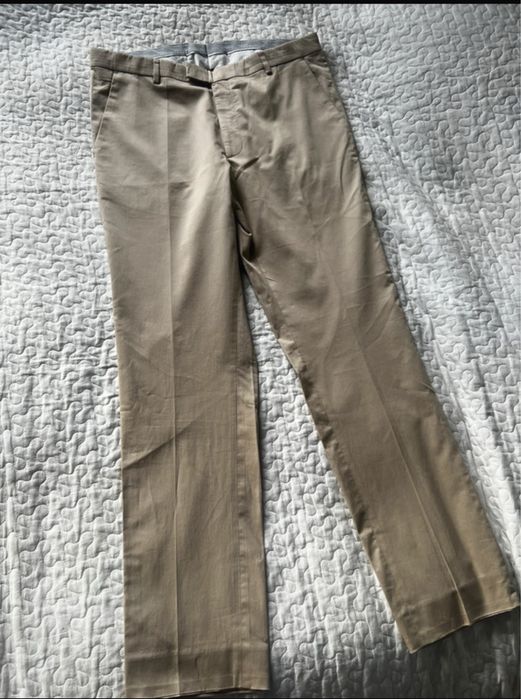 Nowy męski garnitur beżowy L 50 Joop elegancki spodnie marynarka