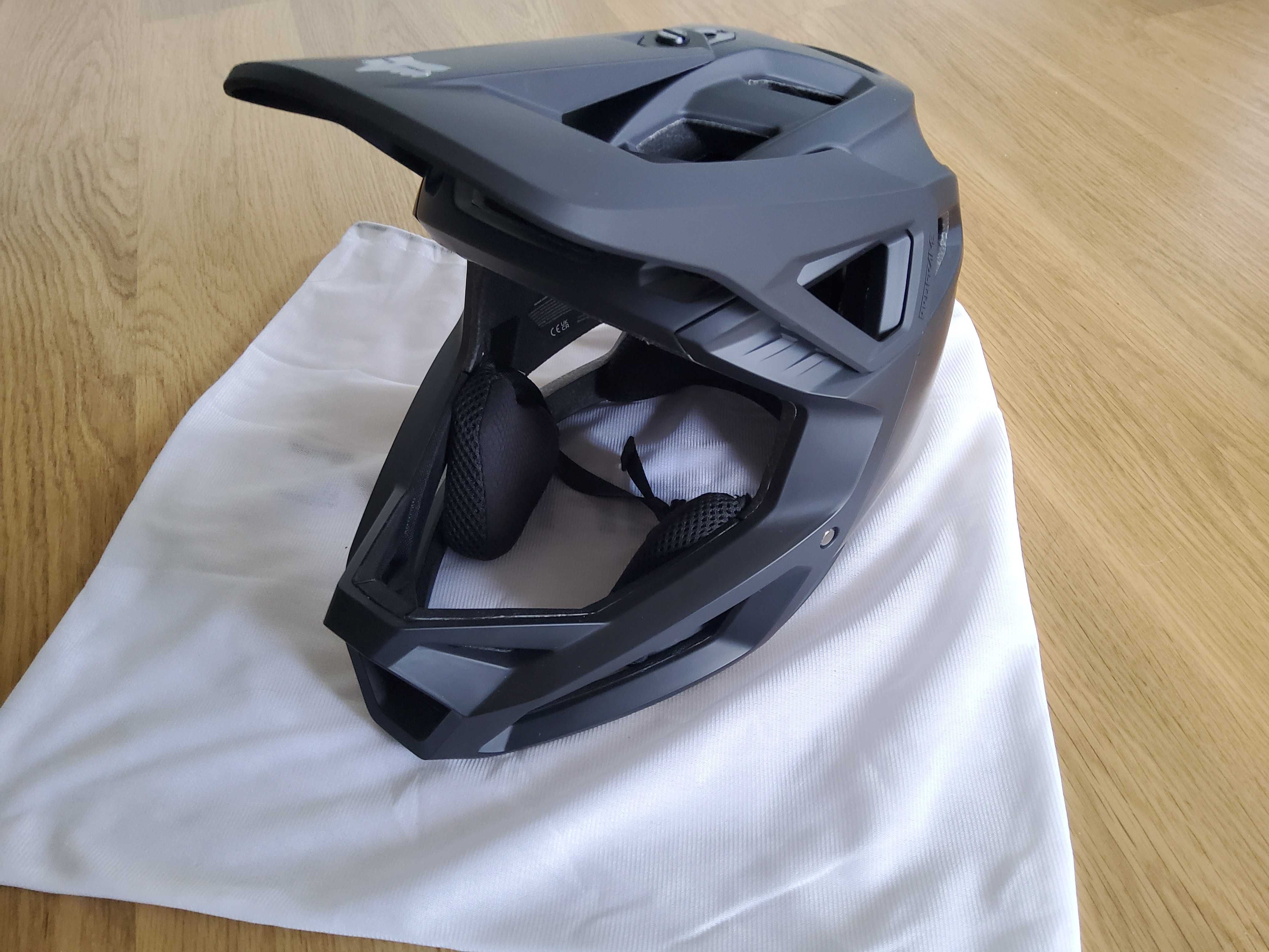 Kask Rowerowy Full Face Fox Proframe Matte Black (Rozmiar: M)