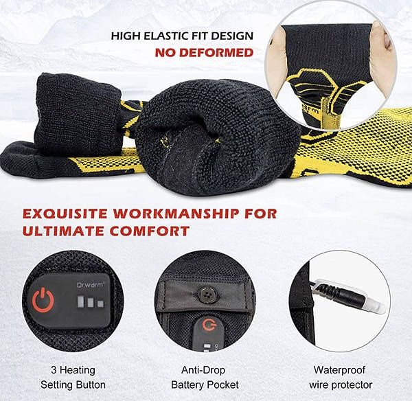 Dr.Warm бездротові шкарпетки з підігрівом, пульт дистанційного керуван