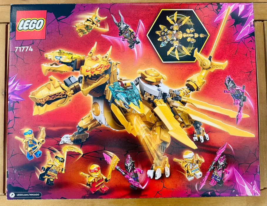 Lego Ninjago (71774) Lloyd’s Golden Ultra Dragon — Frete Gratis!