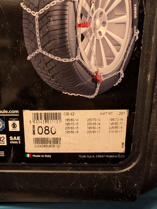 Łańcuchy śniegowe Thule CB-12