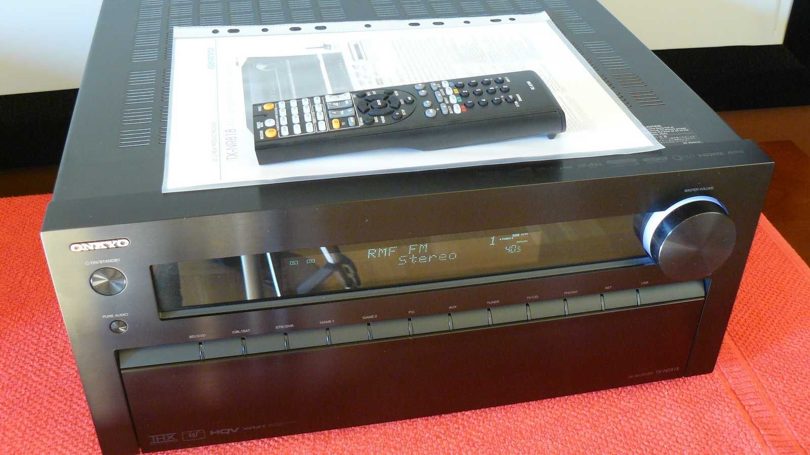 ONKYO TX-NR818 Amplituner kina domowego 7.2  moc 7x180W