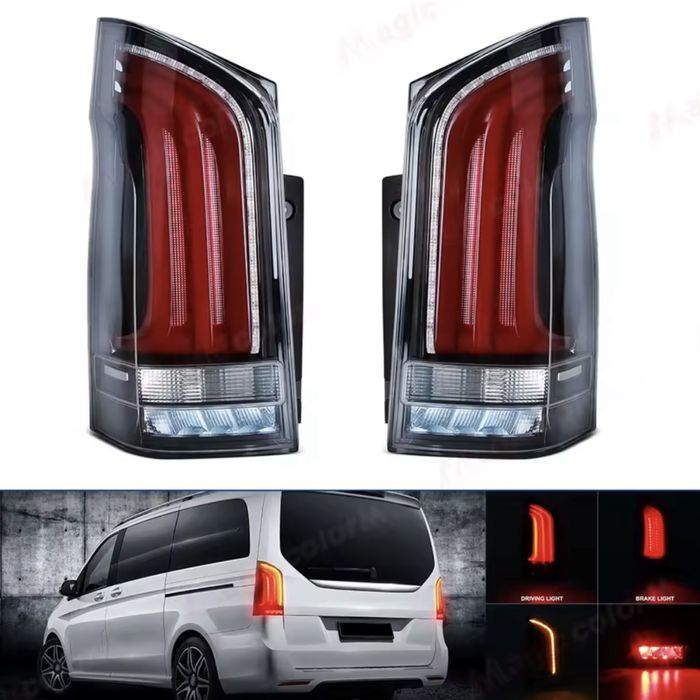 Vito 447 448 фонари стопы new model задние LED вито  mercedes
