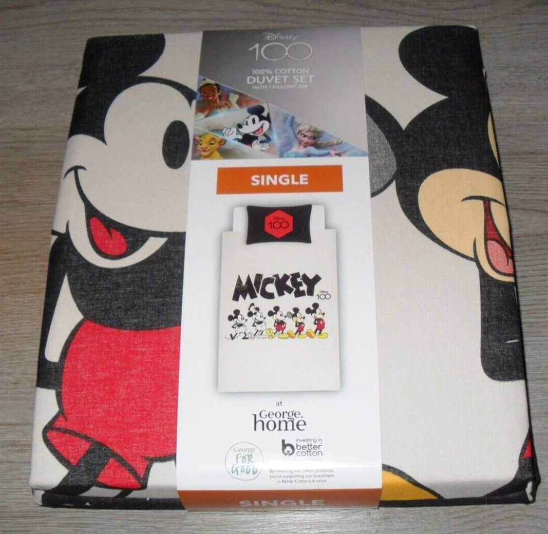 Детское постельное белье Disney Микки Маус еврокомплект унисекс