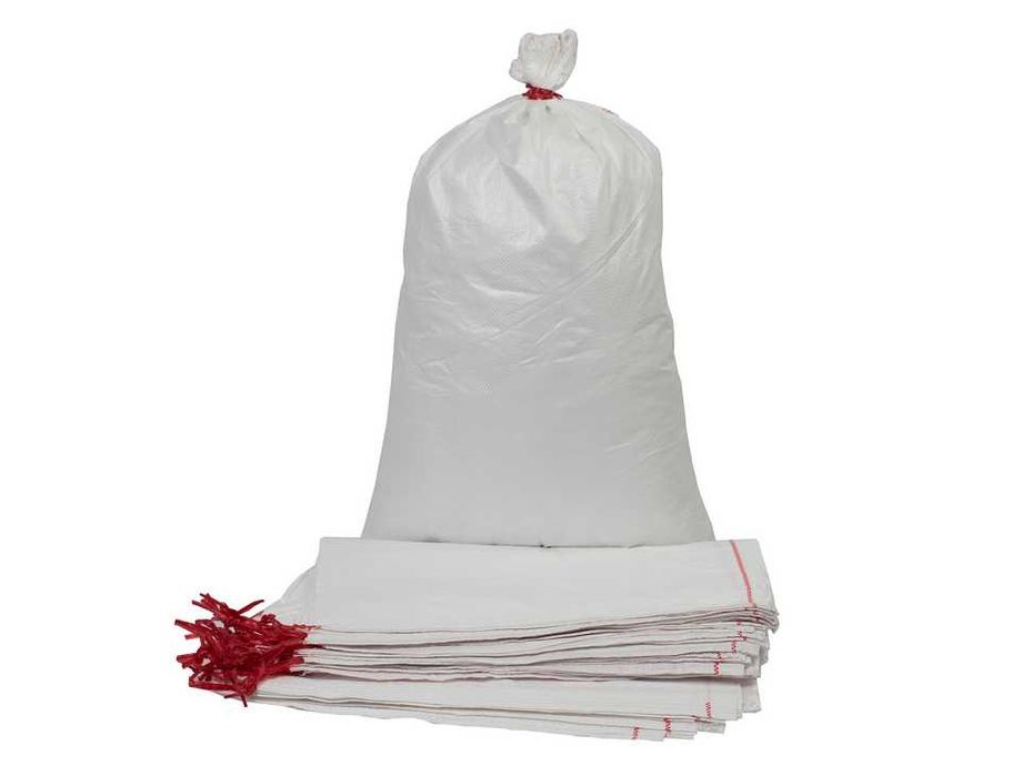 Mocne Worki Worek PP na wegiel zboze gruz z zaciagiem 30kg 50szt