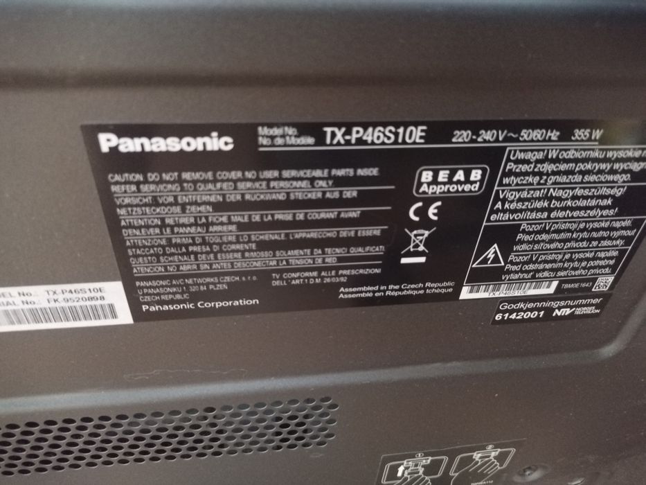 Tv 46" Panasonic sprawny w 100%