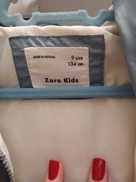 Пуховик Zara для дівчинки