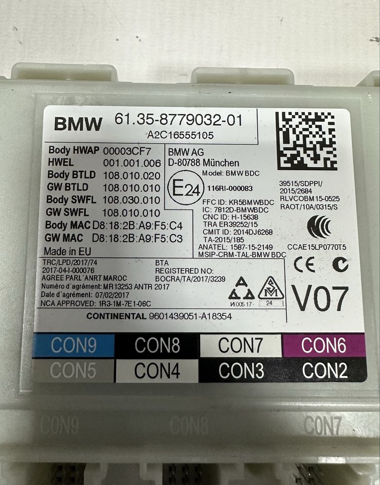 BMW блок BDC X3 G01 61358779032 бмв х3 г01 блок бдц
