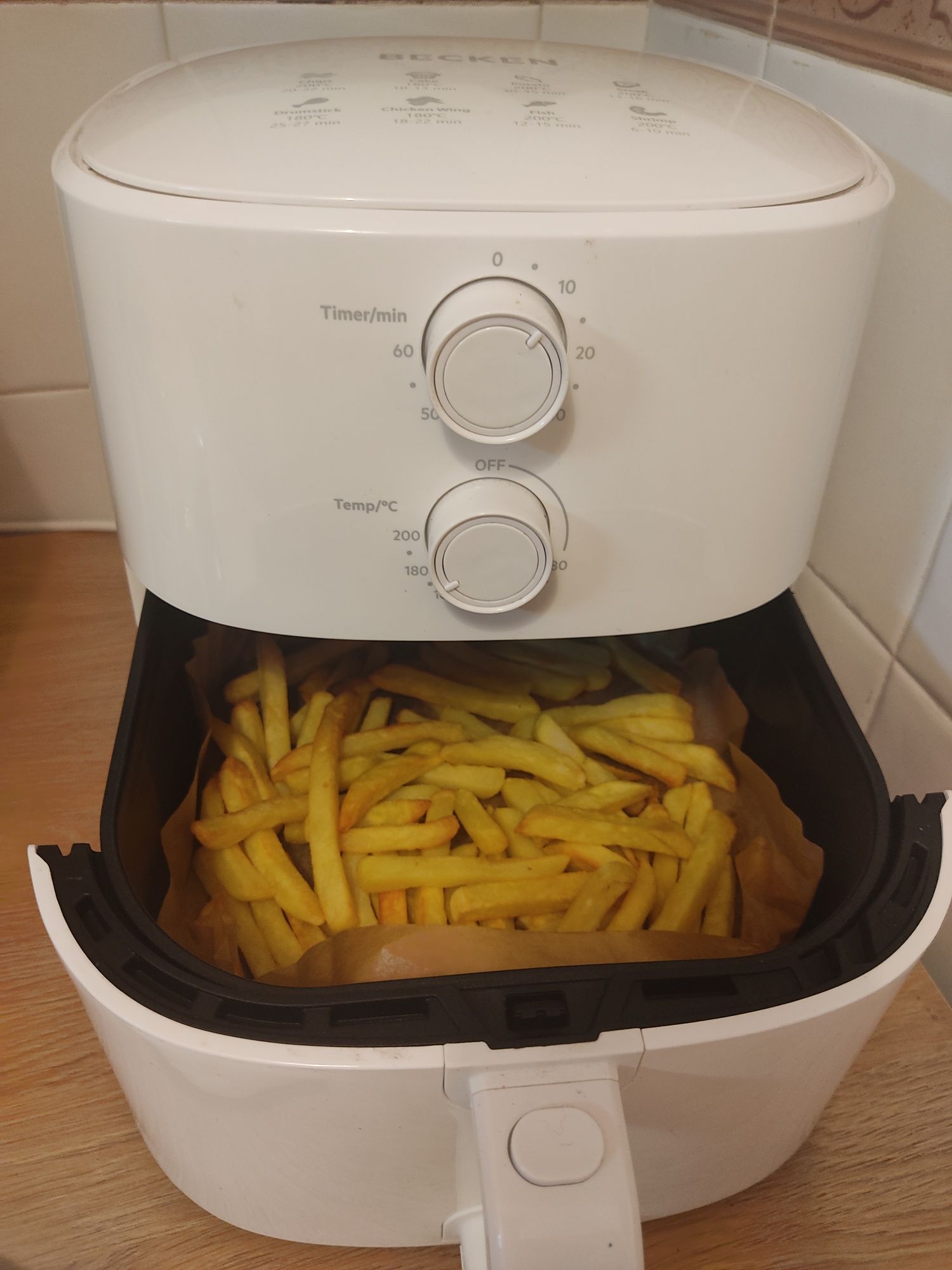 Air fryer Becken 5L com garantia