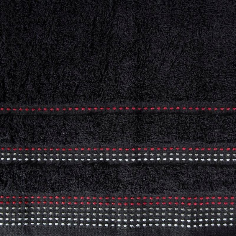 Ręcznik 70x140 kąpielowy bawełniany 500g/m2 frotte Pola czarny