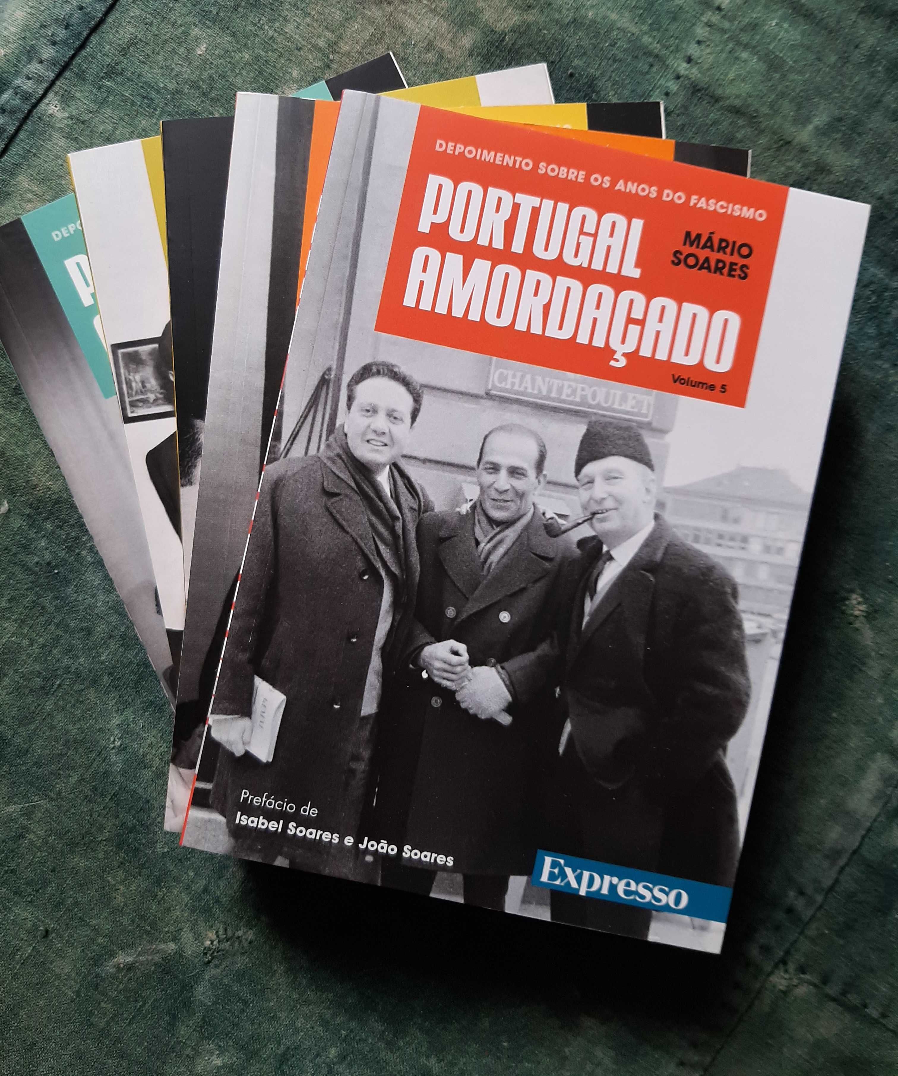 Portugal Amordaçado, de Mário Soares. 7 volumes com caixa.