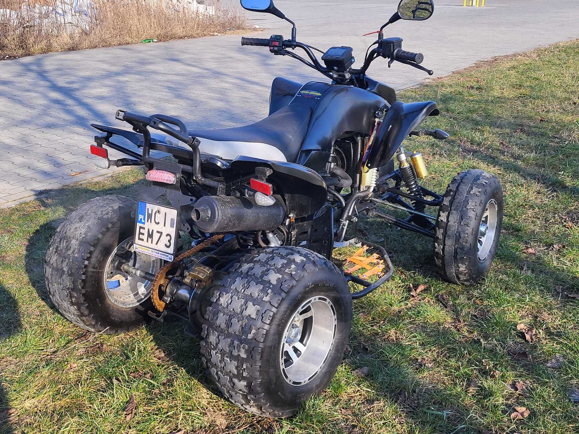 Quad Bashan One 250 , zarejestrowany