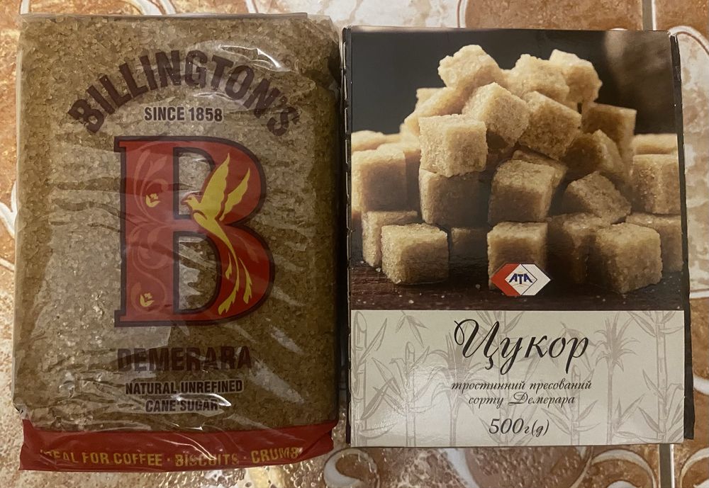 Цукор тростинний Billington’s/ ATA Demerara 500г