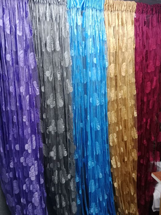 Nowe firanki motylki grube makarony 250*300cm