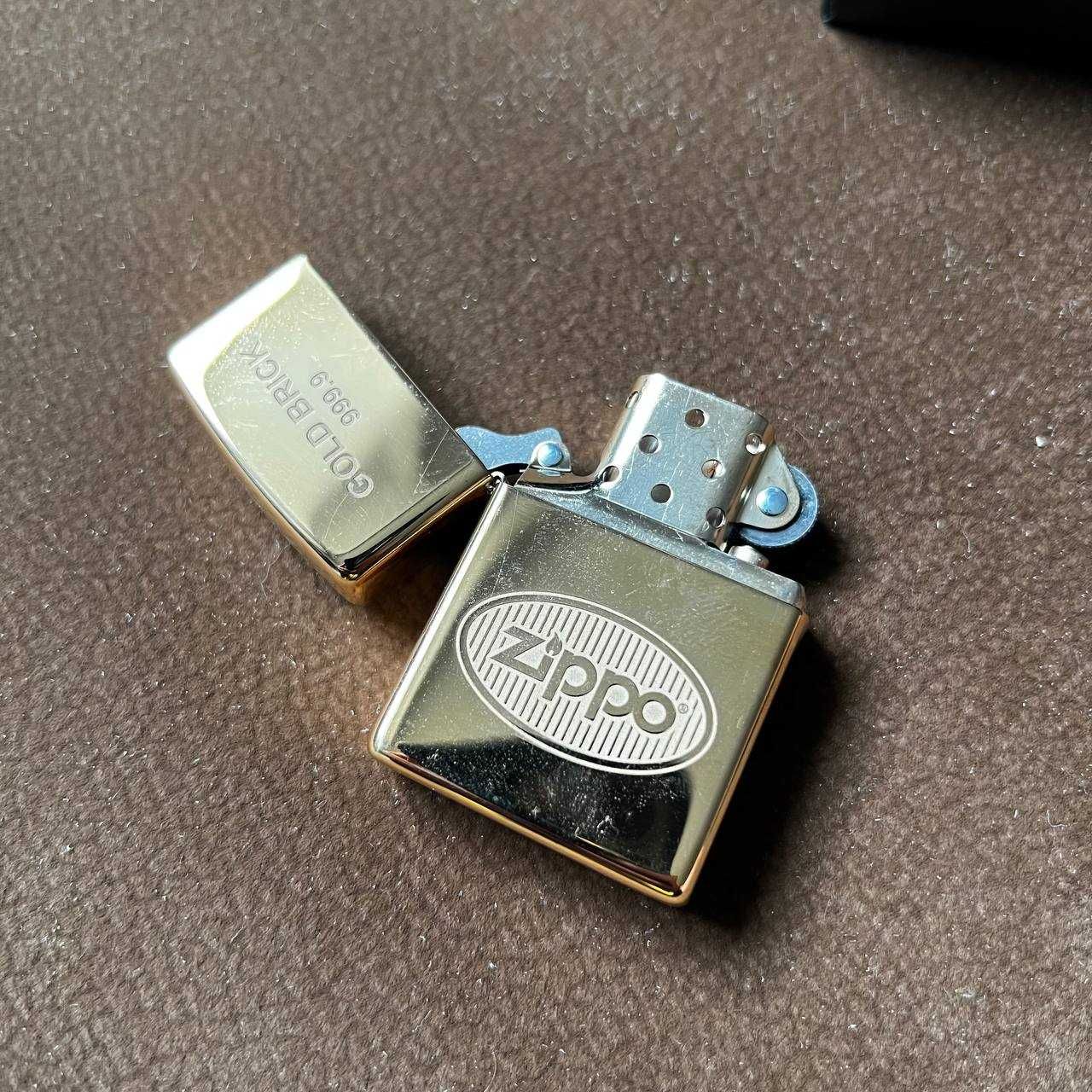 Зажигалка zippo GOLD BRICK 999.9