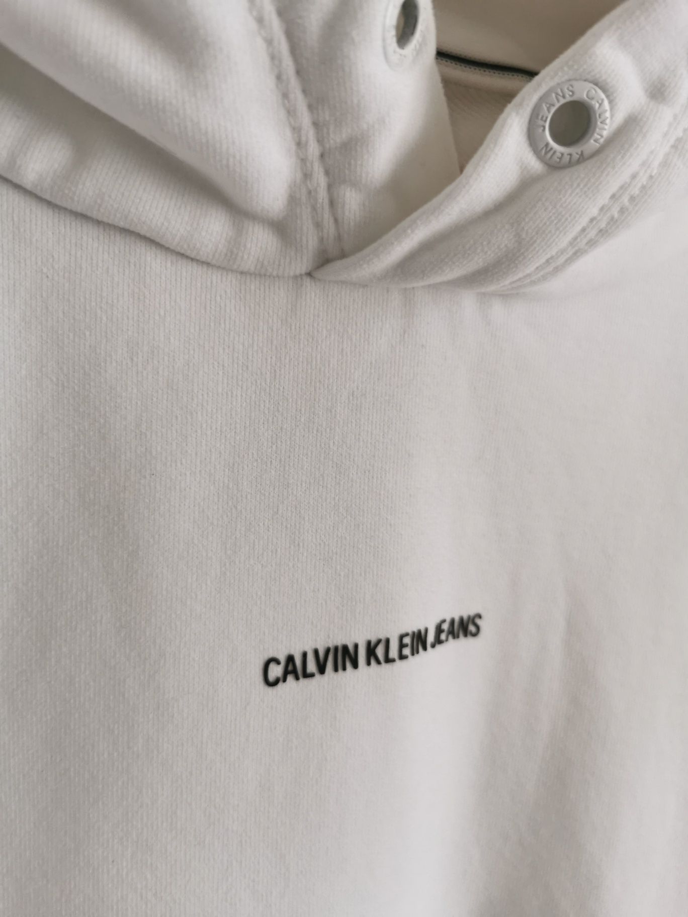 Calvin Klein bluza sportowa męska logowana bawełniana L